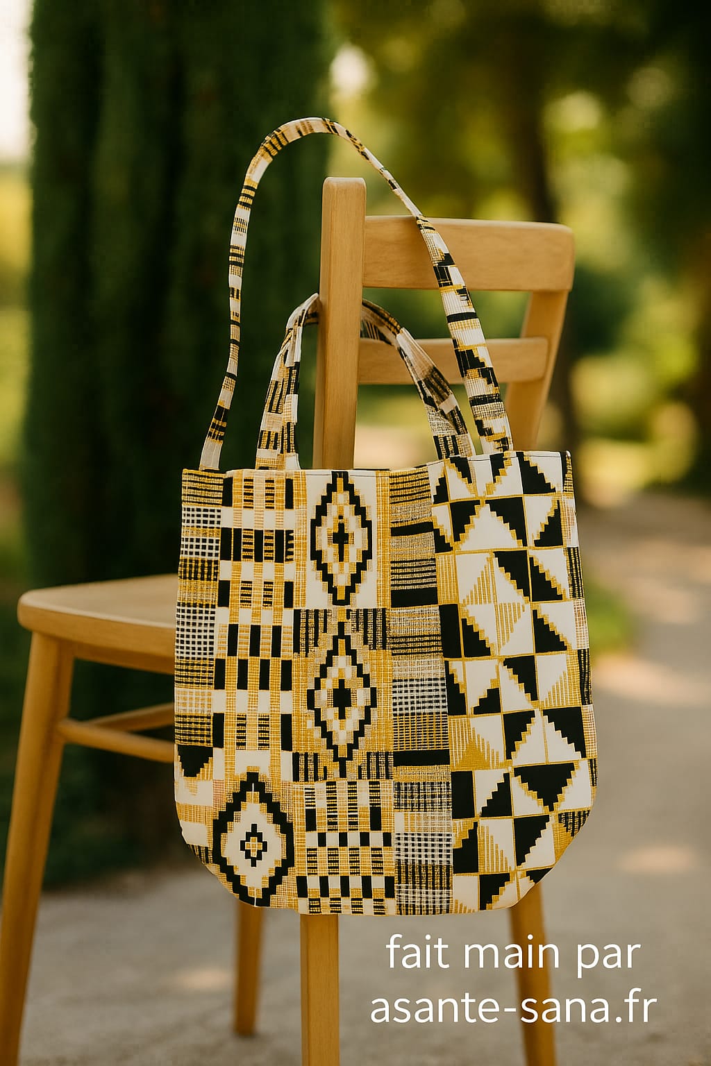 Chaque sac est une pièce unique, confectionnée avec soin dans notre atelier, et pensée pour vous accompagner au quotidien avec style, éthique et caractère.