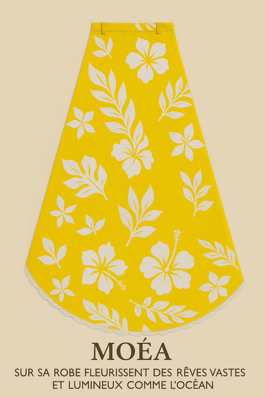 Pans amovibles élégantes et symboliques, qui se fixent par des passants discrets sur une robe simple, un tailleur ou une ceinture fine.