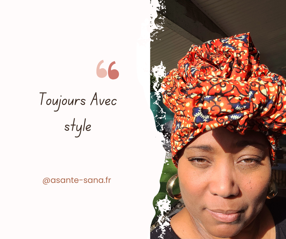 L'Élégance Protégée : Découvrez les Hair Wraps Doubles en Satin d'Asante-Sana