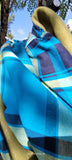*Snood xxl en madras doublé en polaire – Confort et style tropical