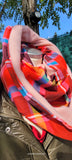 *Snood xxl en madras doublé en polaire – Confort et style tropical