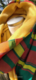 *Snood xxl en madras doublé en polaire – Confort et style tropical