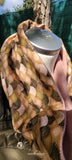 *Snood en chirimen doublé en polaire – Élégance japonaise et confort hivernal