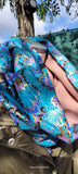 *Snood en chirimen doublé en polaire – Élégance japonaise et confort hivernal