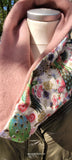 *Snood en chirimen doublé en polaire – Élégance japonaise et confort hivernal