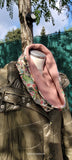 *Snood en chirimen doublé en polaire – Élégance japonaise et confort hivernal