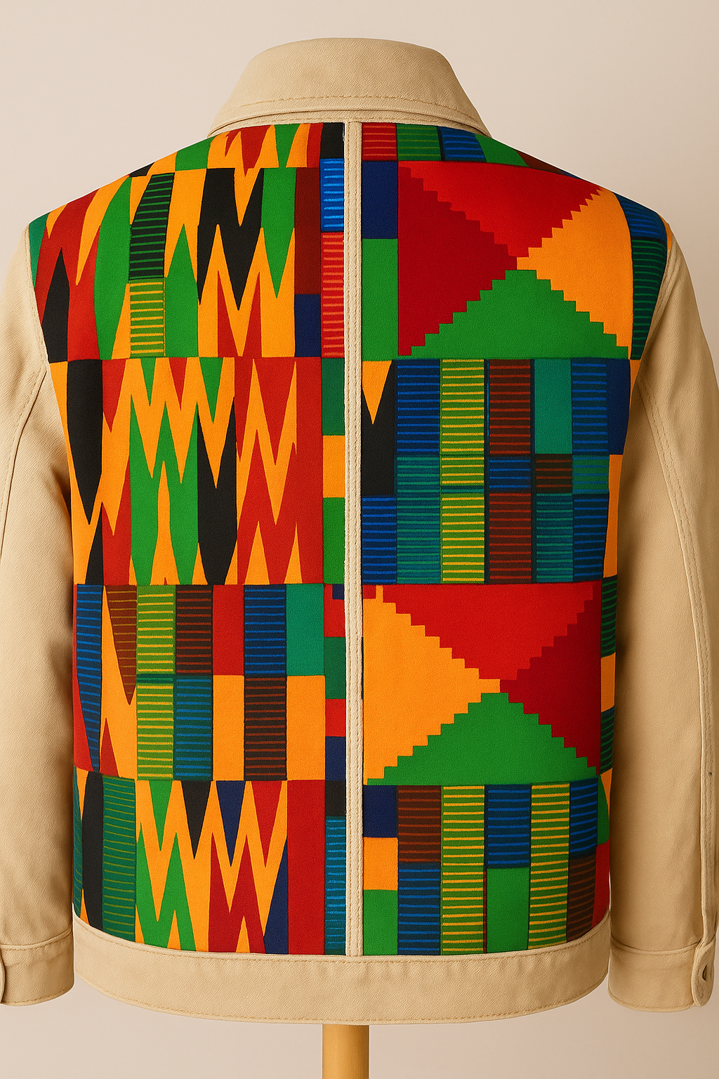 Veste en jean/ Kente