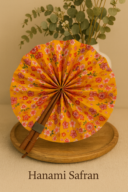 Éventails en tissu japonais