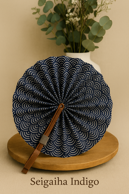 Éventails en tissu japonais