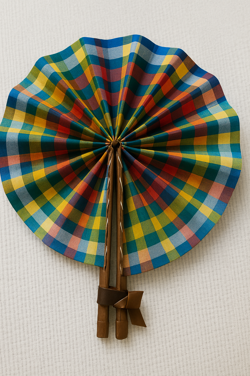 Éventails en madras – L’authenticité créole