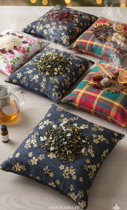 🕊️ Coussin Bien-Être Chauffant & Rafraîchissant | Confort et Évasion Naturelle