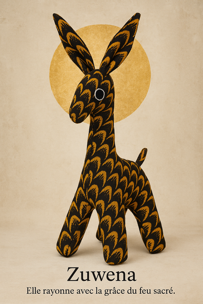une collection unique de peluches artisanales cousues main à partir de tissus d’exception : wax, madras, chirimen japonais ou imprimés océaniens