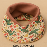  Snood en tissu et polaire, accessoire tour de cou coloré cousu main 