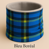  Snood en tissu et polaire, accessoire tour de cou coloré cousu main 