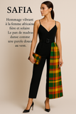  Pans amovibles élégantes et symboliques, qui se fixent par des passants discrets sur une robe simple, un tailleur ou une ceinture fine. 