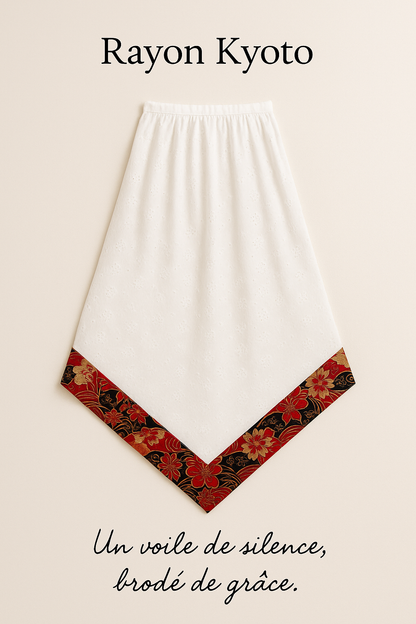  Pans amovibles élégantes et symboliques, qui se fixent par des passants discrets sur une robe simple, un tailleur ou une ceinture fine. 