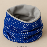  Snood en tissu et polaire, accessoire tour de cou coloré cousu main 