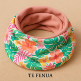  Snood en tissu et polaire, accessoire tour de cou coloré cousu main 