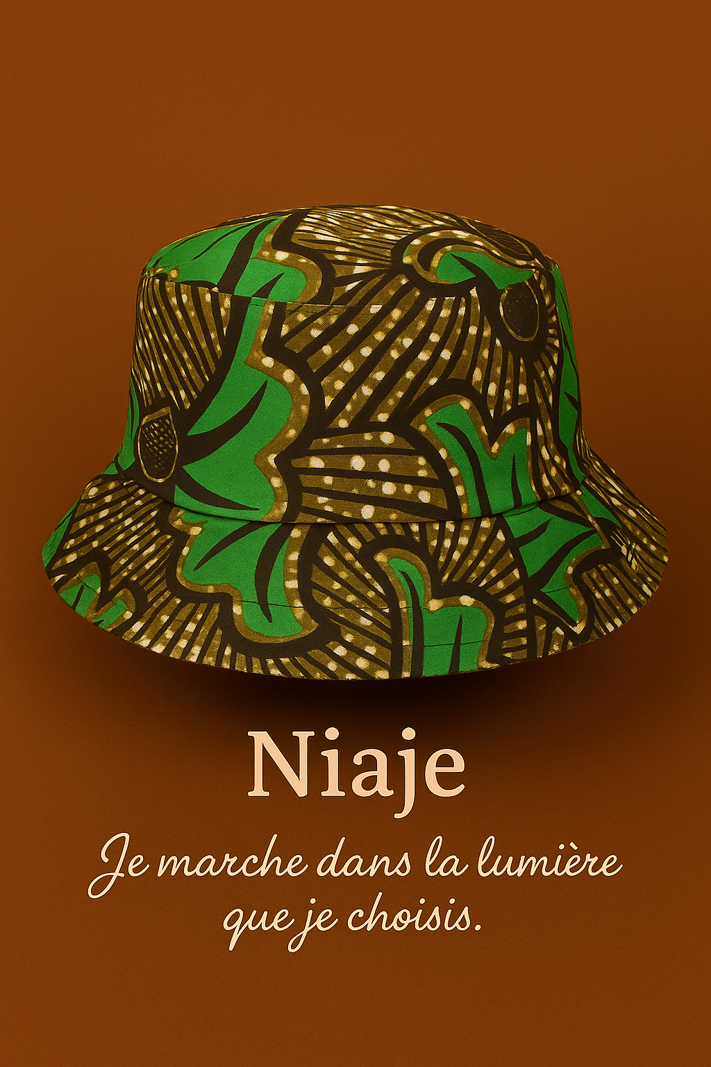 Non réversibles, légers, confortables et stylés, ces bobs accompagnent chaque pas avec audace.
Porter une Couronne d’Ébène, c’est affirmer son identité, rayonner au quotidien, et marcher tête haute.